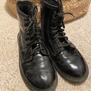Black Glitter Doc Martens